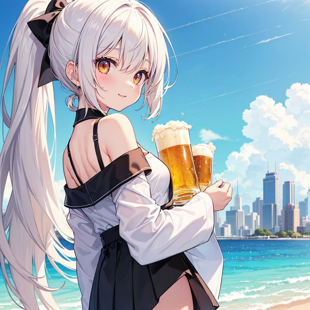 ビーチとビール！