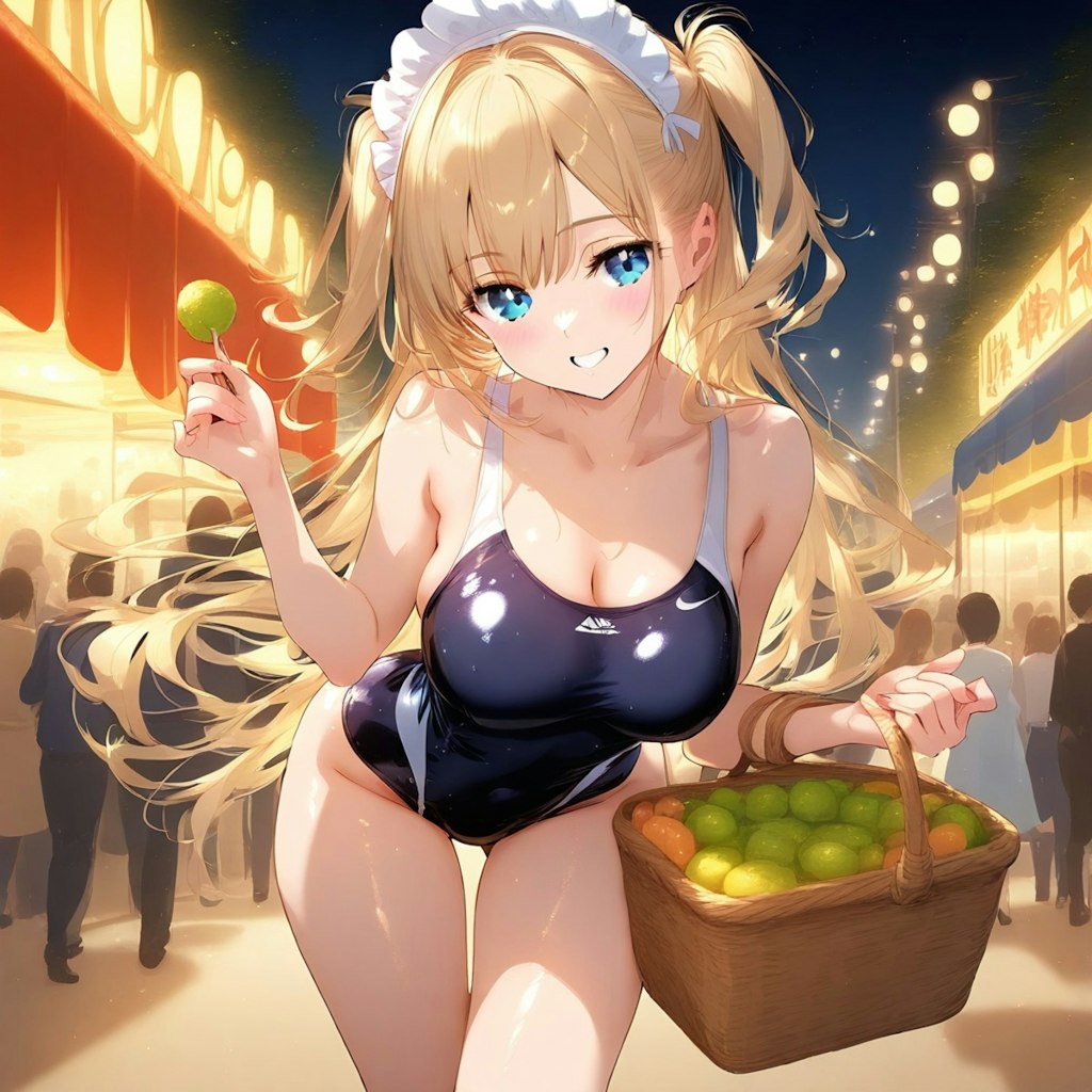 水着メイド