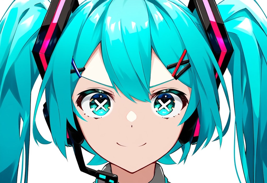 ボカロ　初音ミク　目のいろんな形