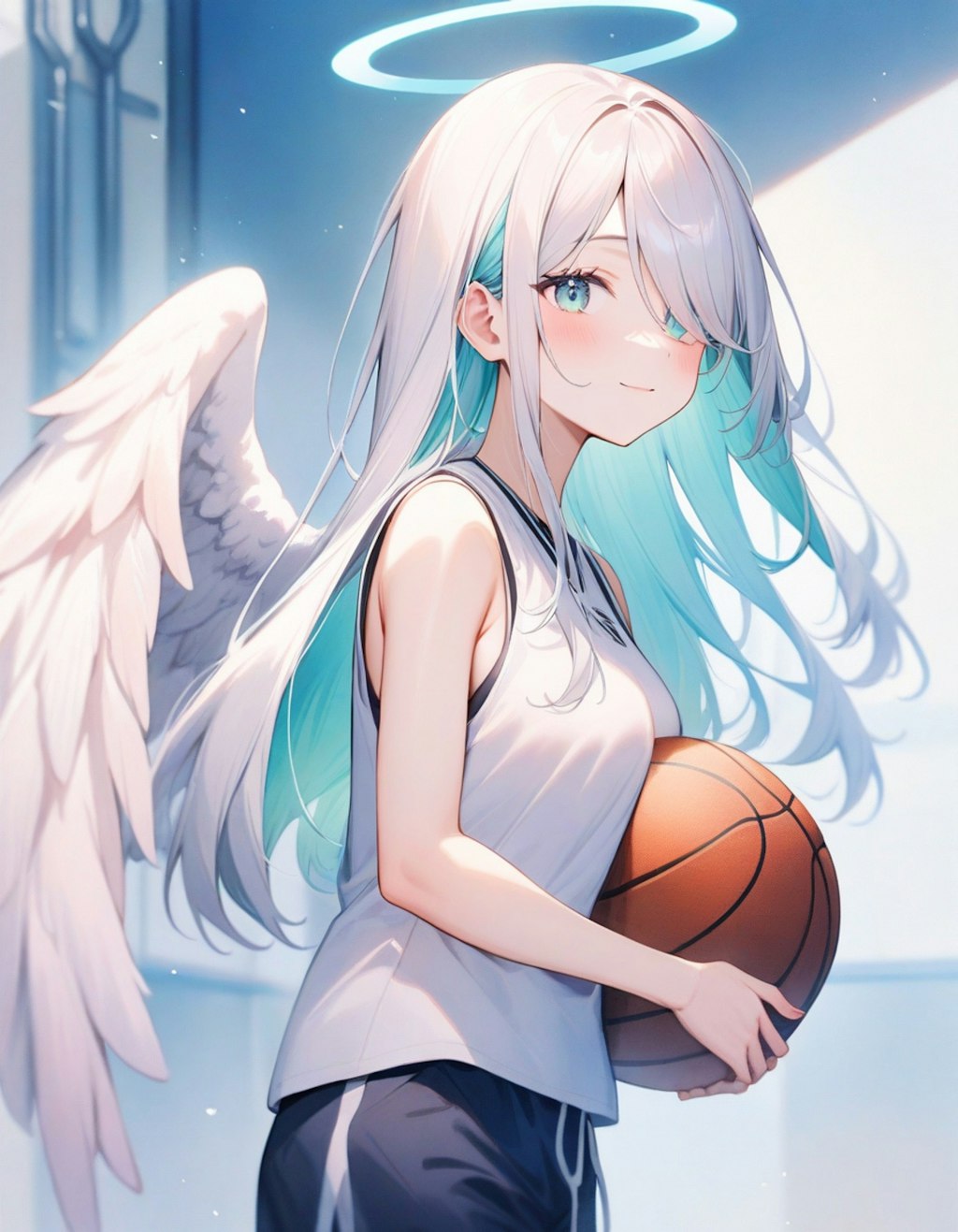 天使バスケ