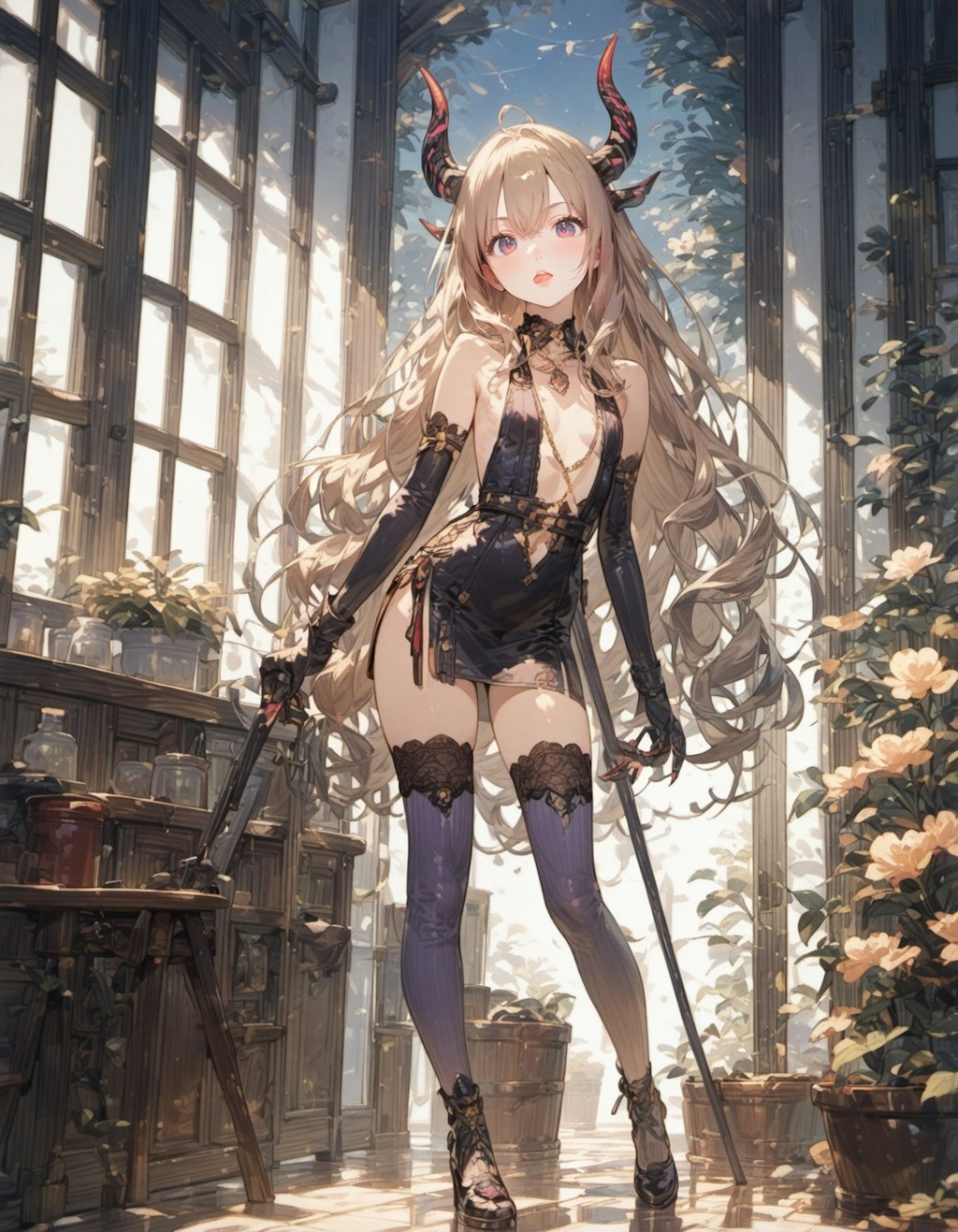 lace-trimmed