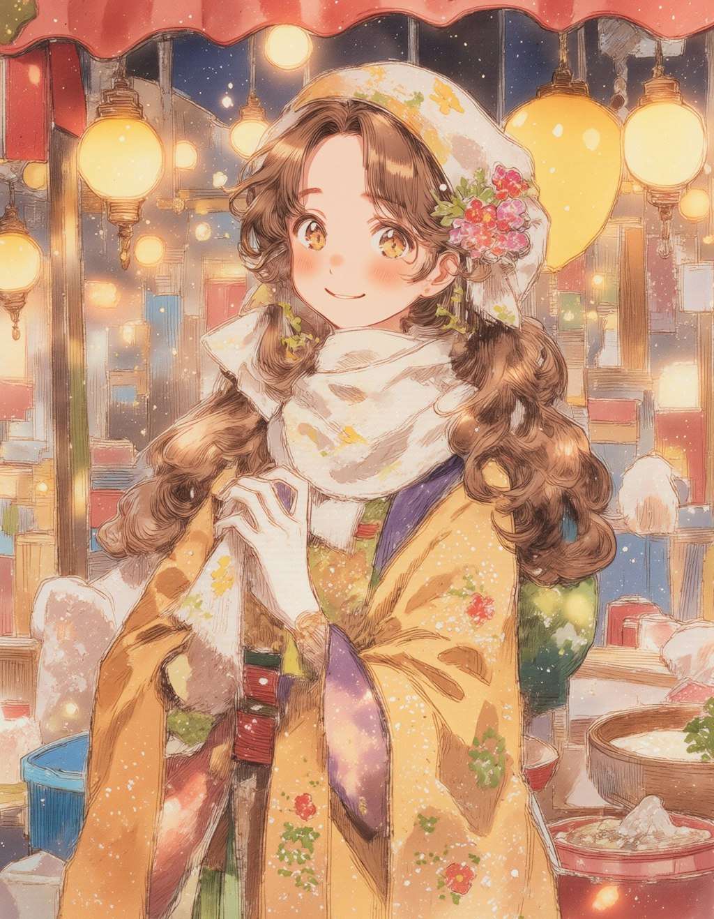 市場の売り子