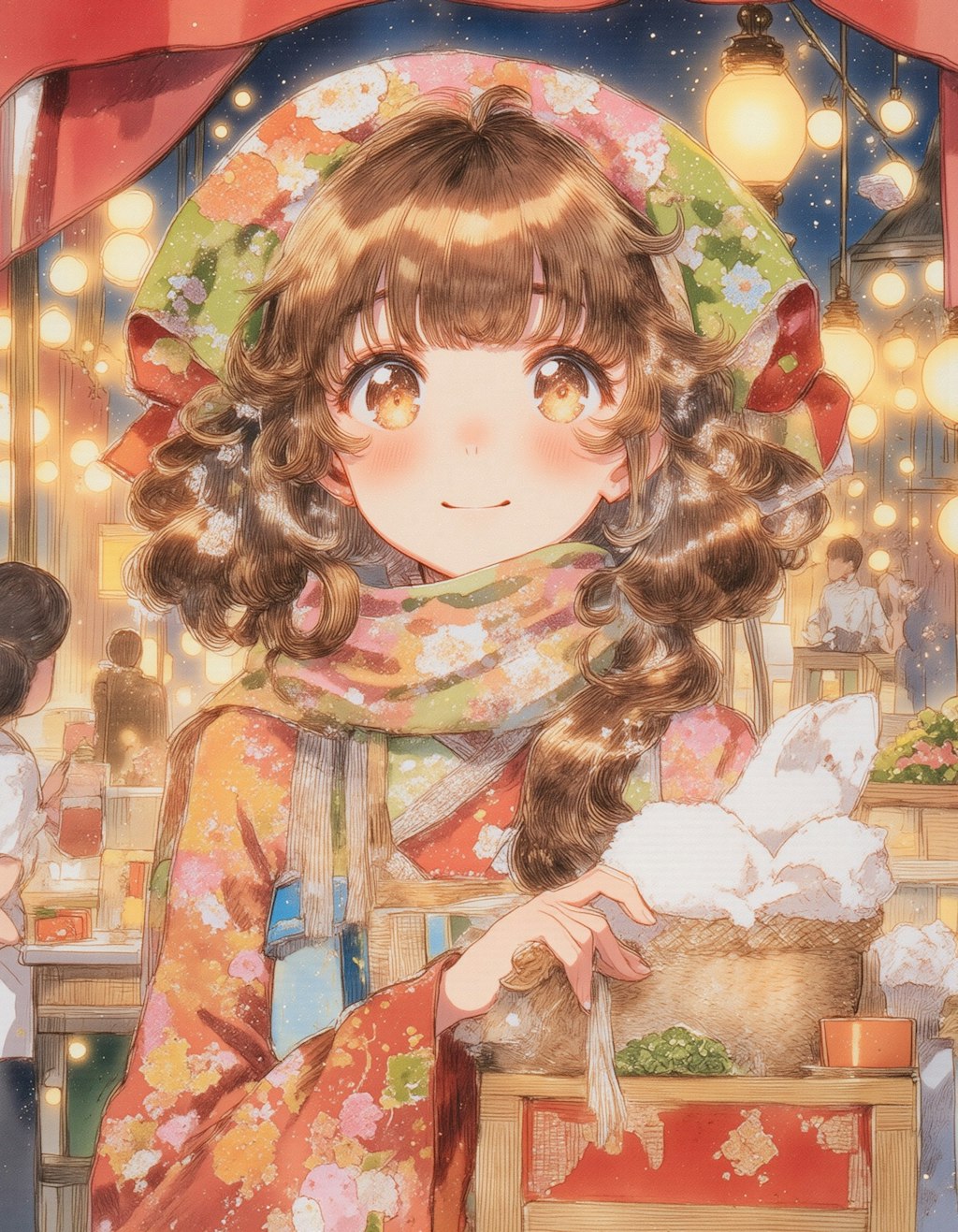 市場の売り子