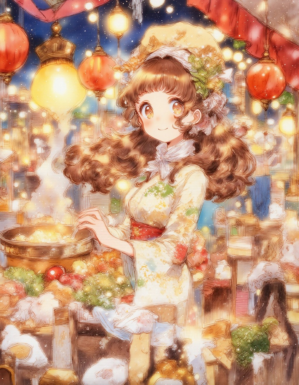 市場の売り子