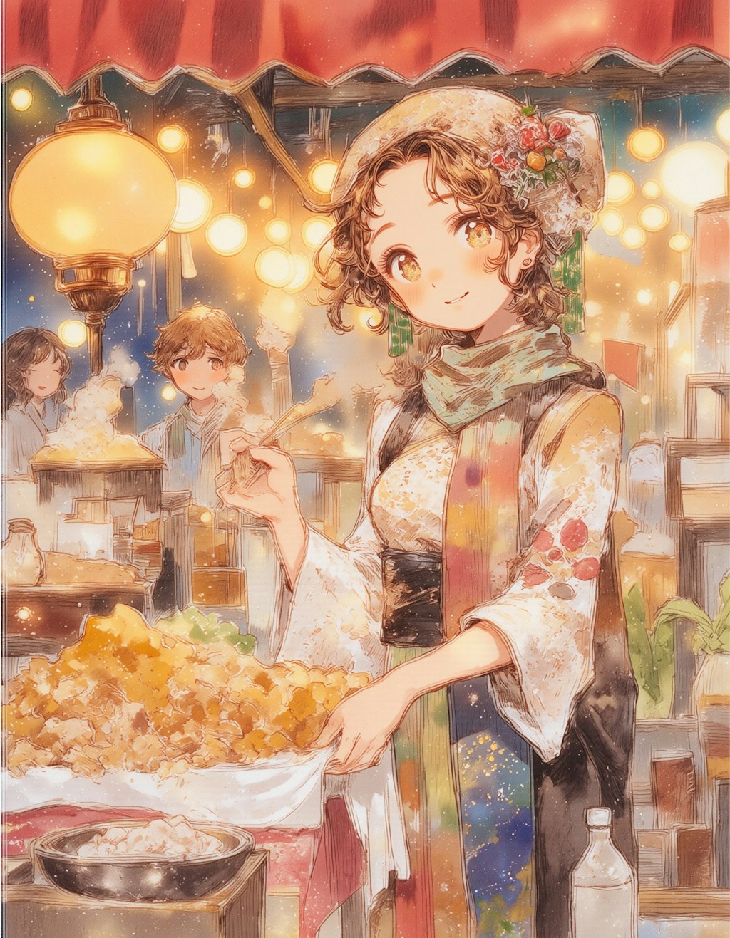 市場の売り子