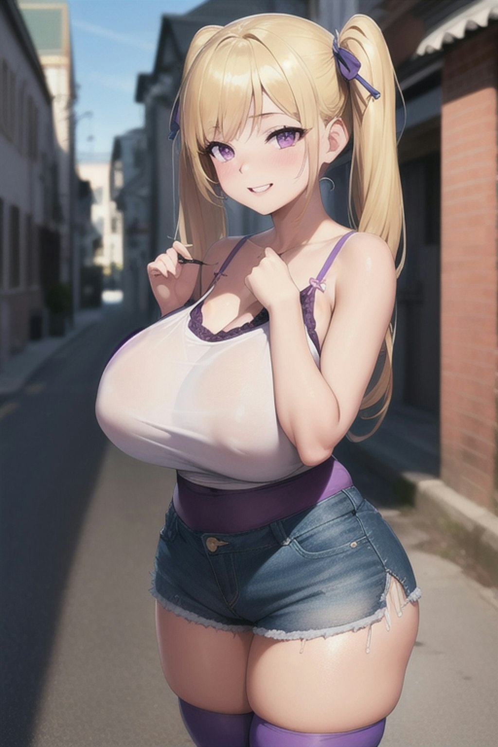 金髪ツインテ爆乳ちゃん6