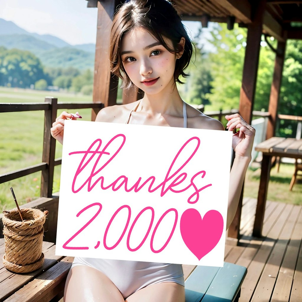 ❤︎thanks 2,000 favorite❤︎