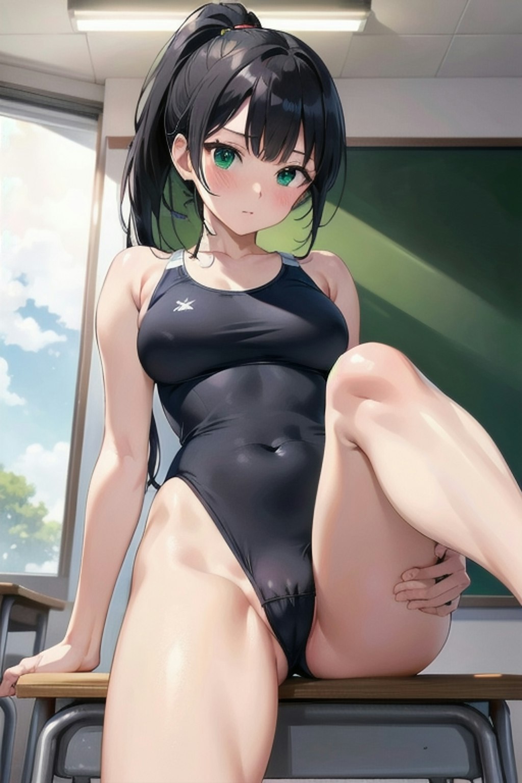 スク水の女の子