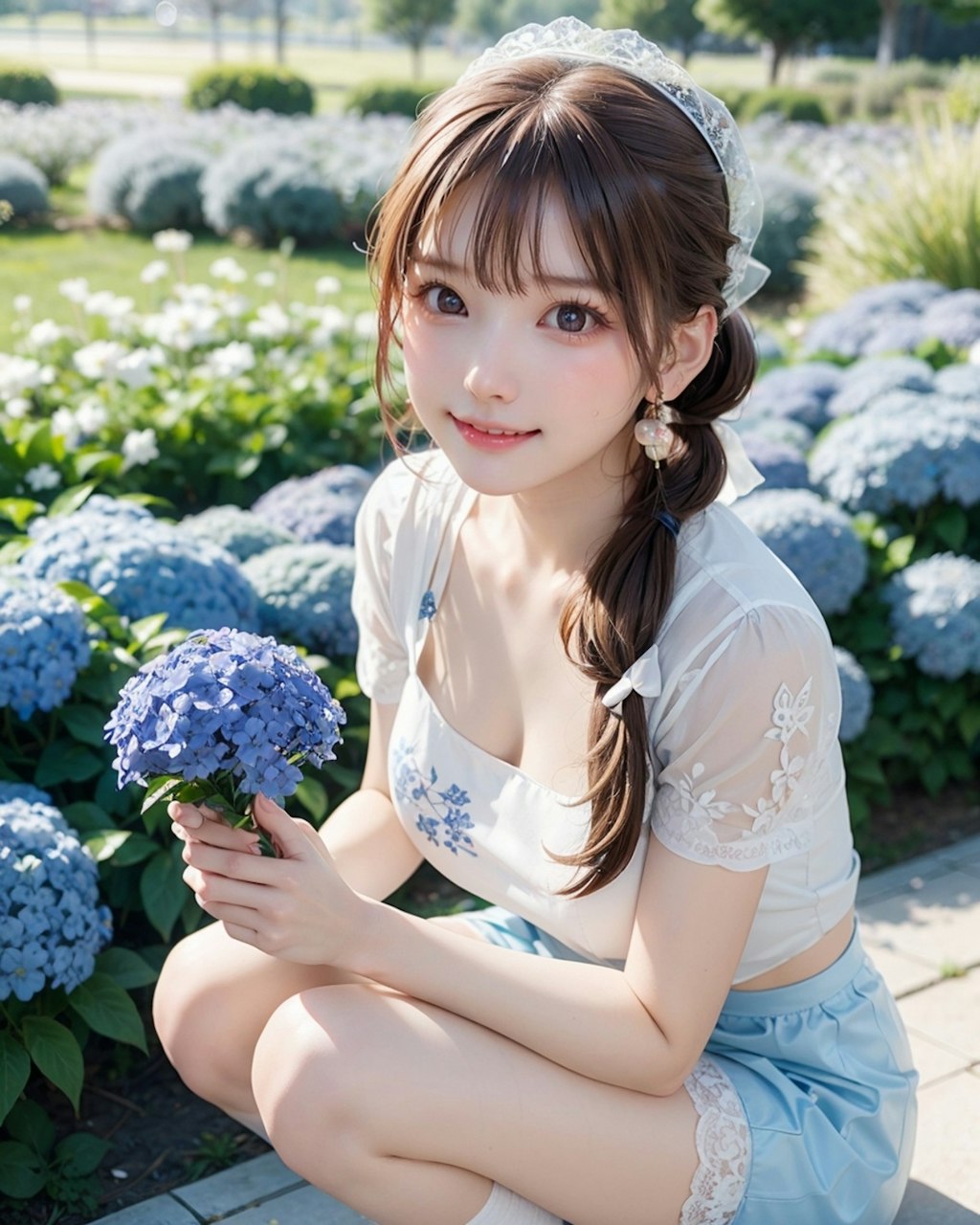 Plumbago Flower Girl