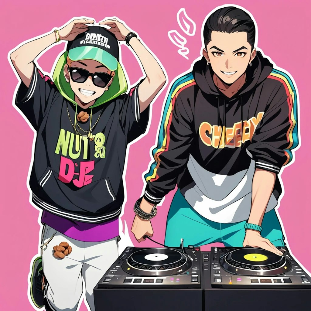 ラッパーとDJ