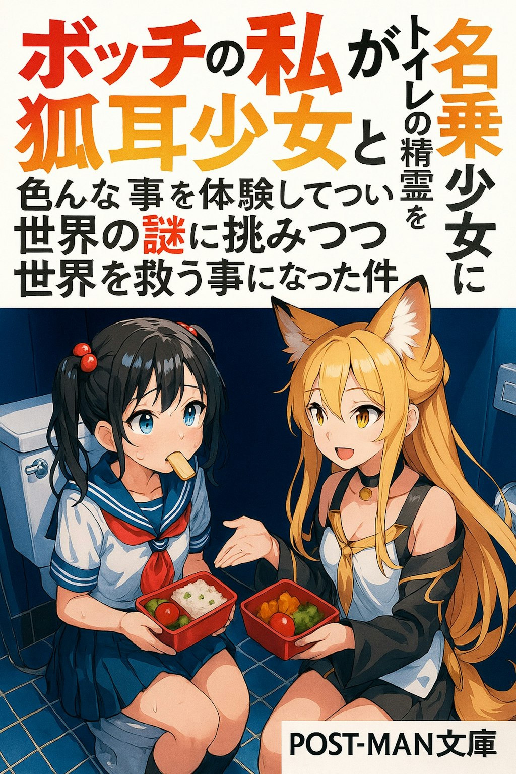 ボッチの私がトイレの精霊を名乗る狐耳少女と色んな事を体験してついでに世界の謎に挑みつつ世界を救う事になった件