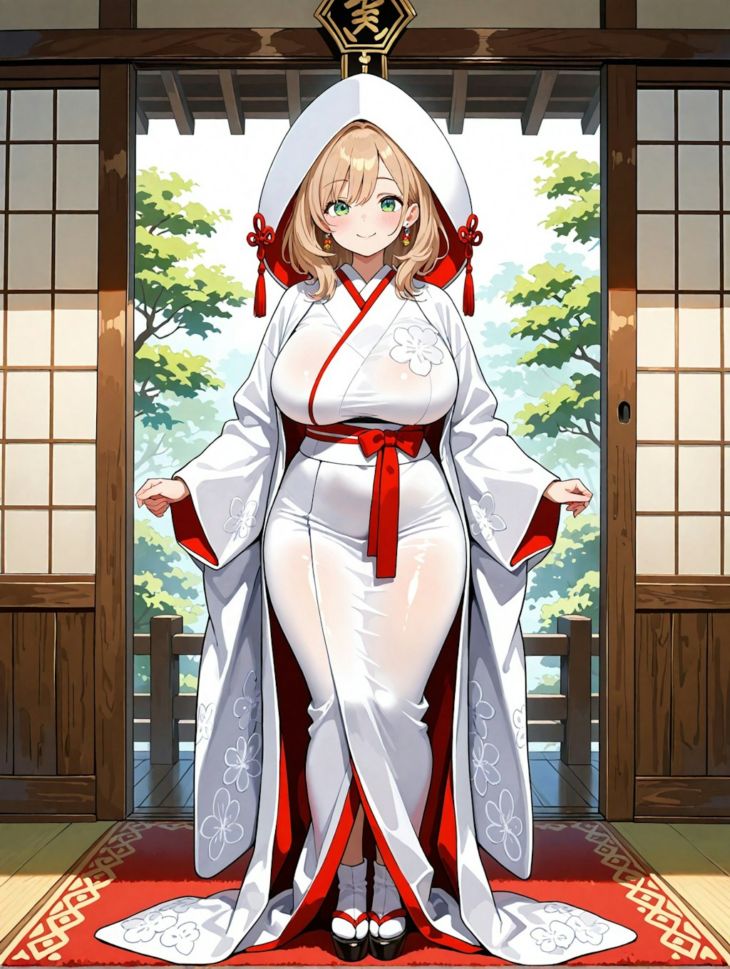 柚月さんに花嫁衣装を着せてみた