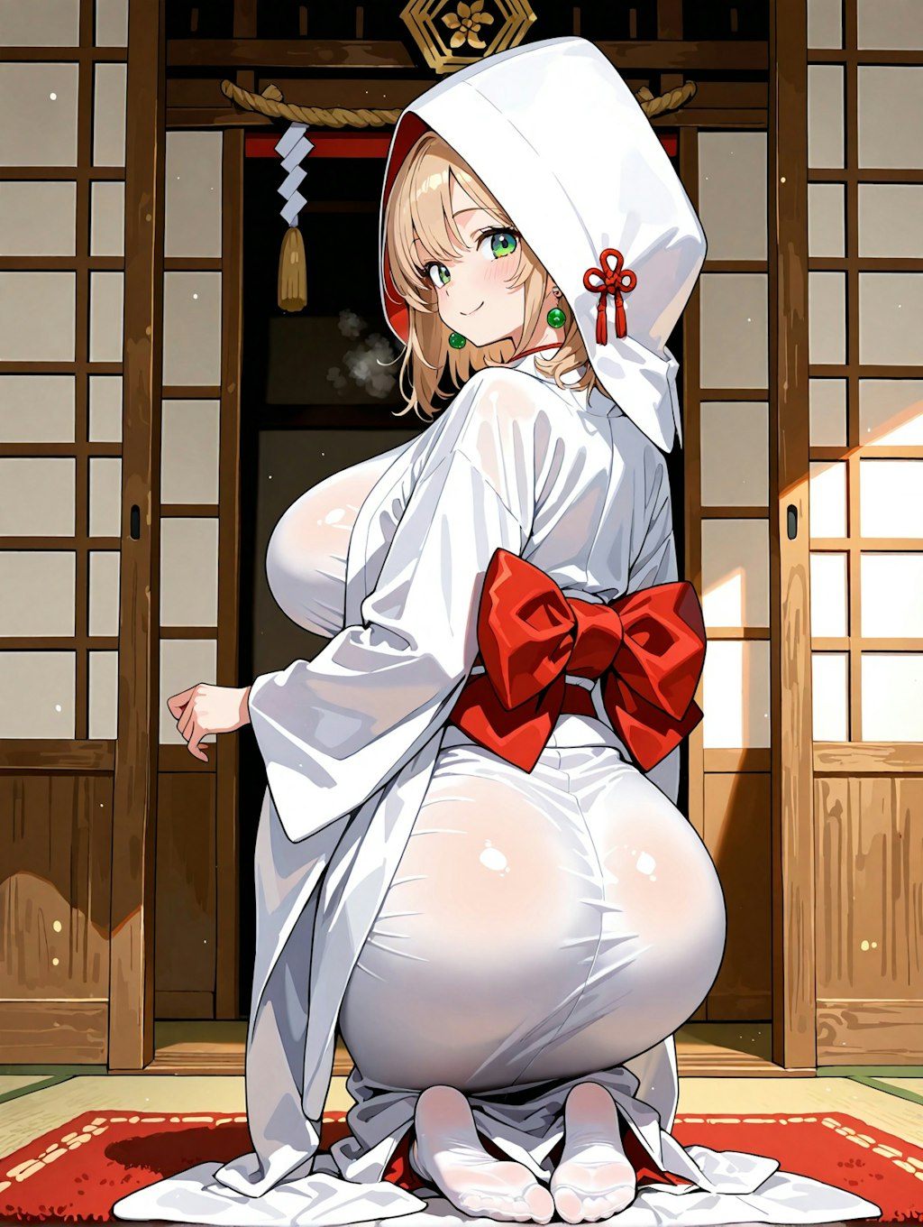 柚月さんに花嫁衣装を着せてみた