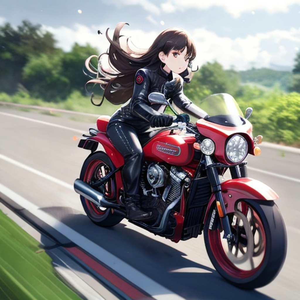 バイク好きな彼女