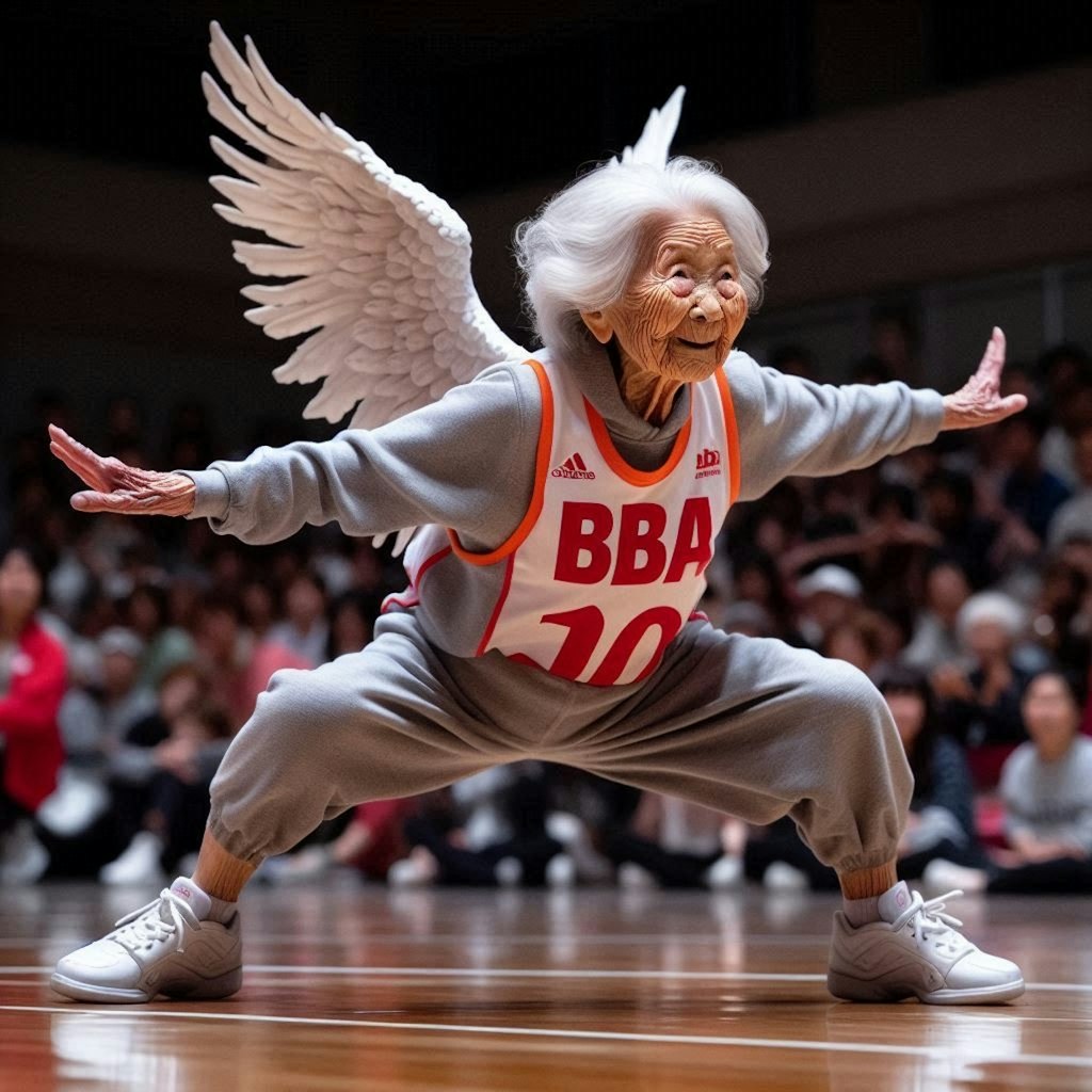 【謎画像】900歳の天使のフリースタイルダンス
