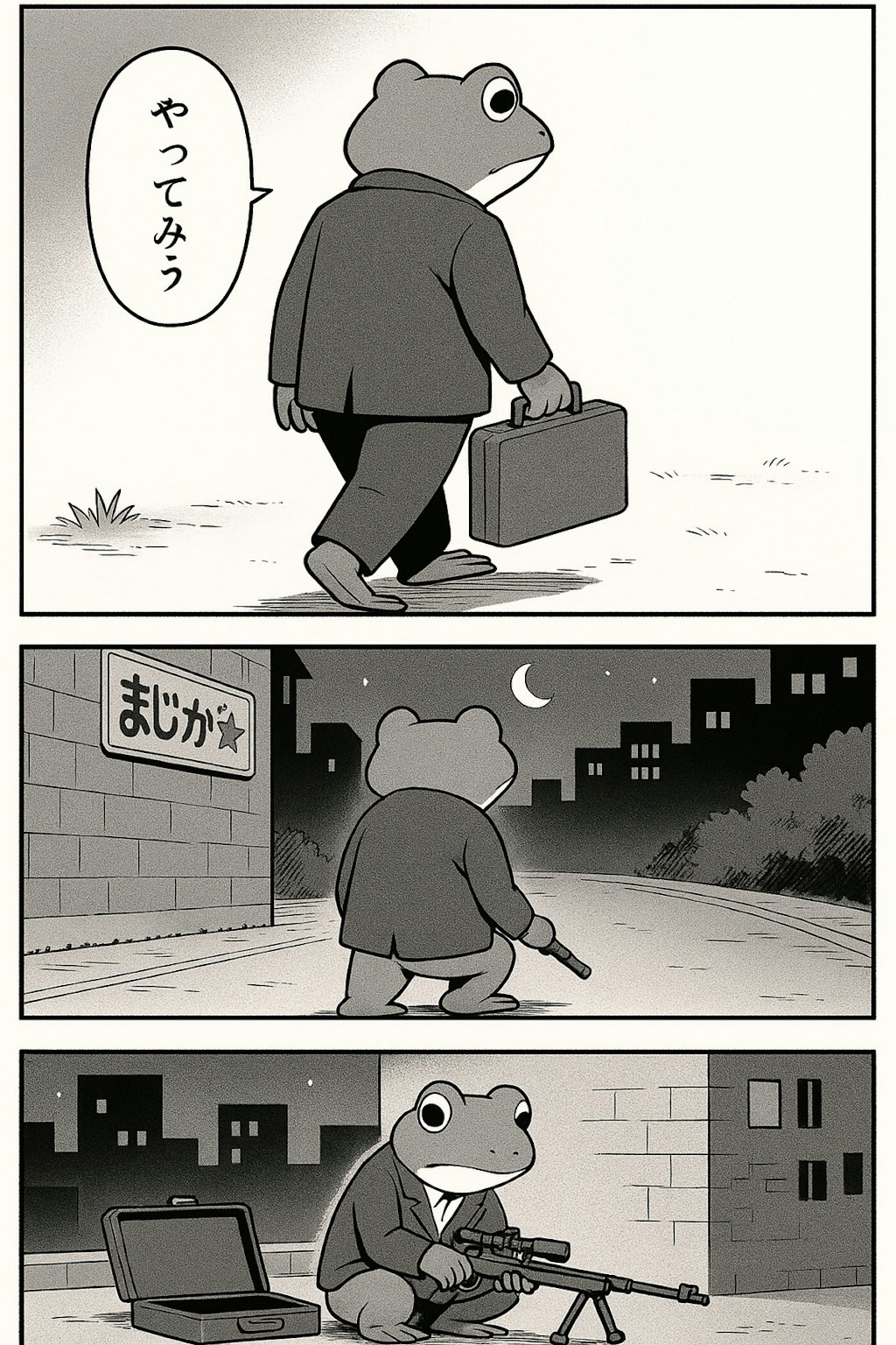 超A級スナイパー的な、くにへかえるんだな