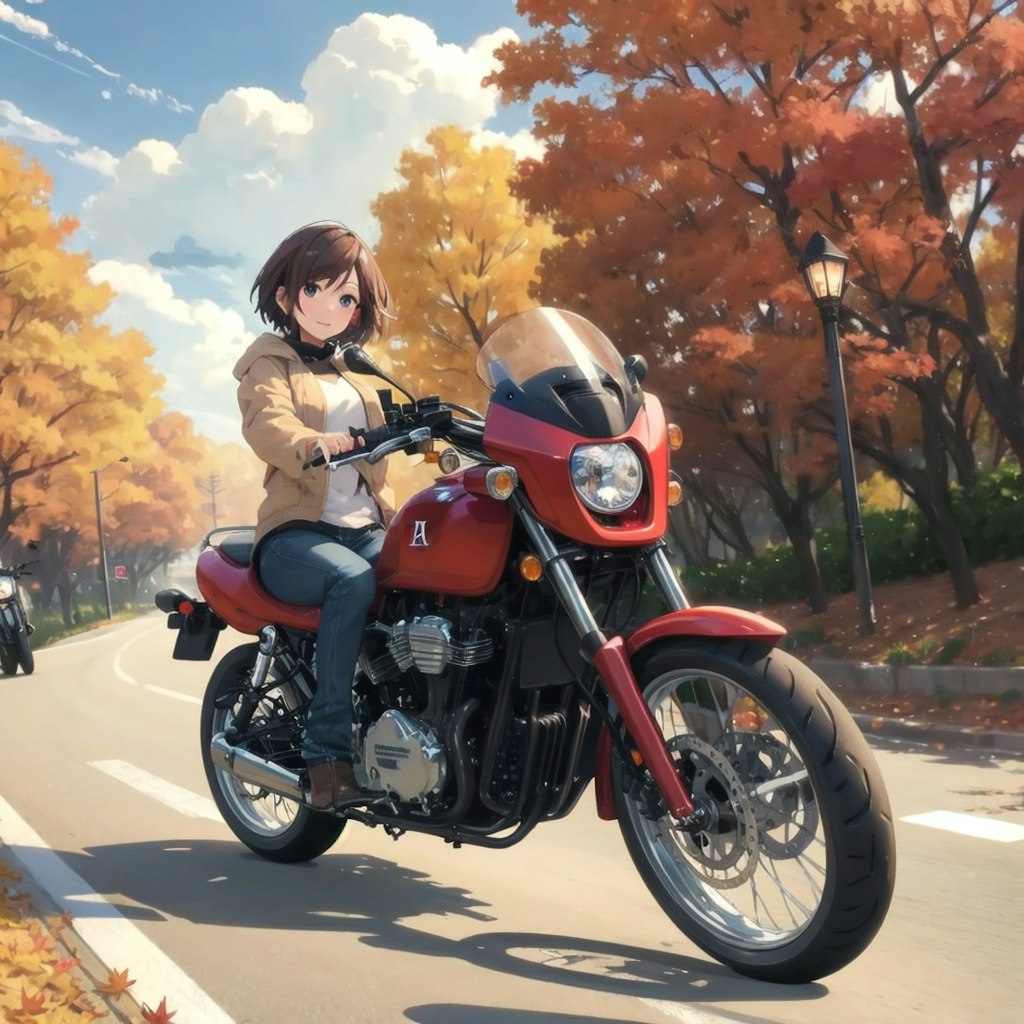 MEIKOもバイク🏍️に乗れるんだよ