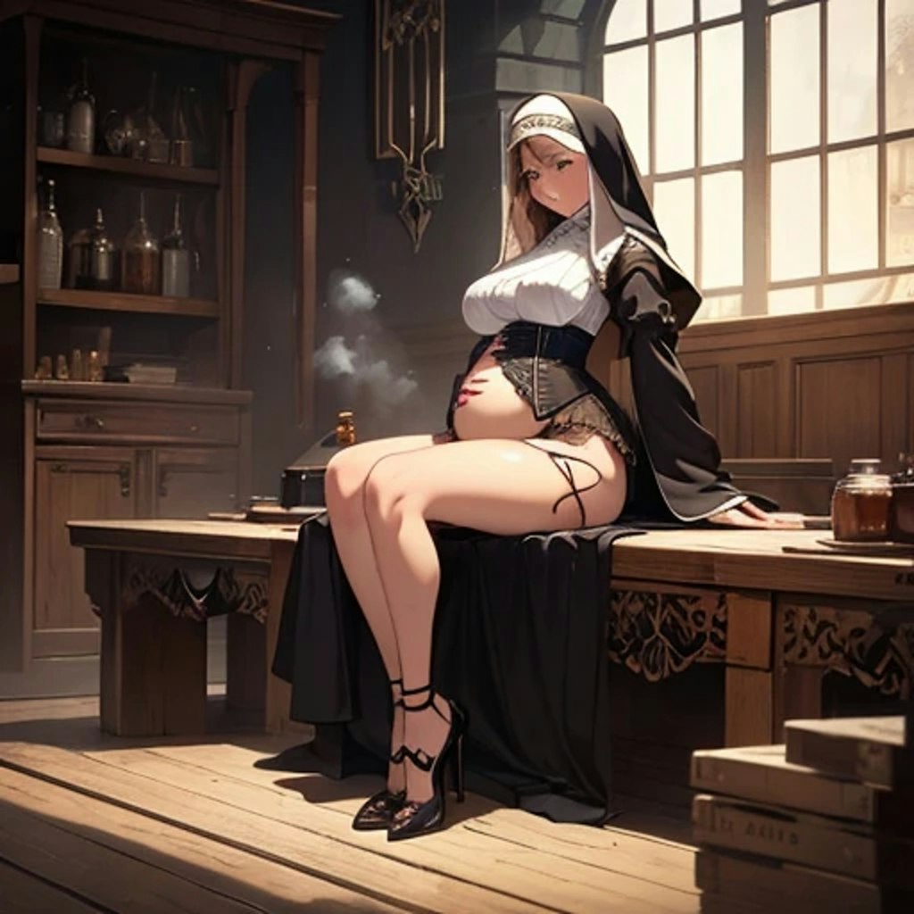 pregnant nun girl