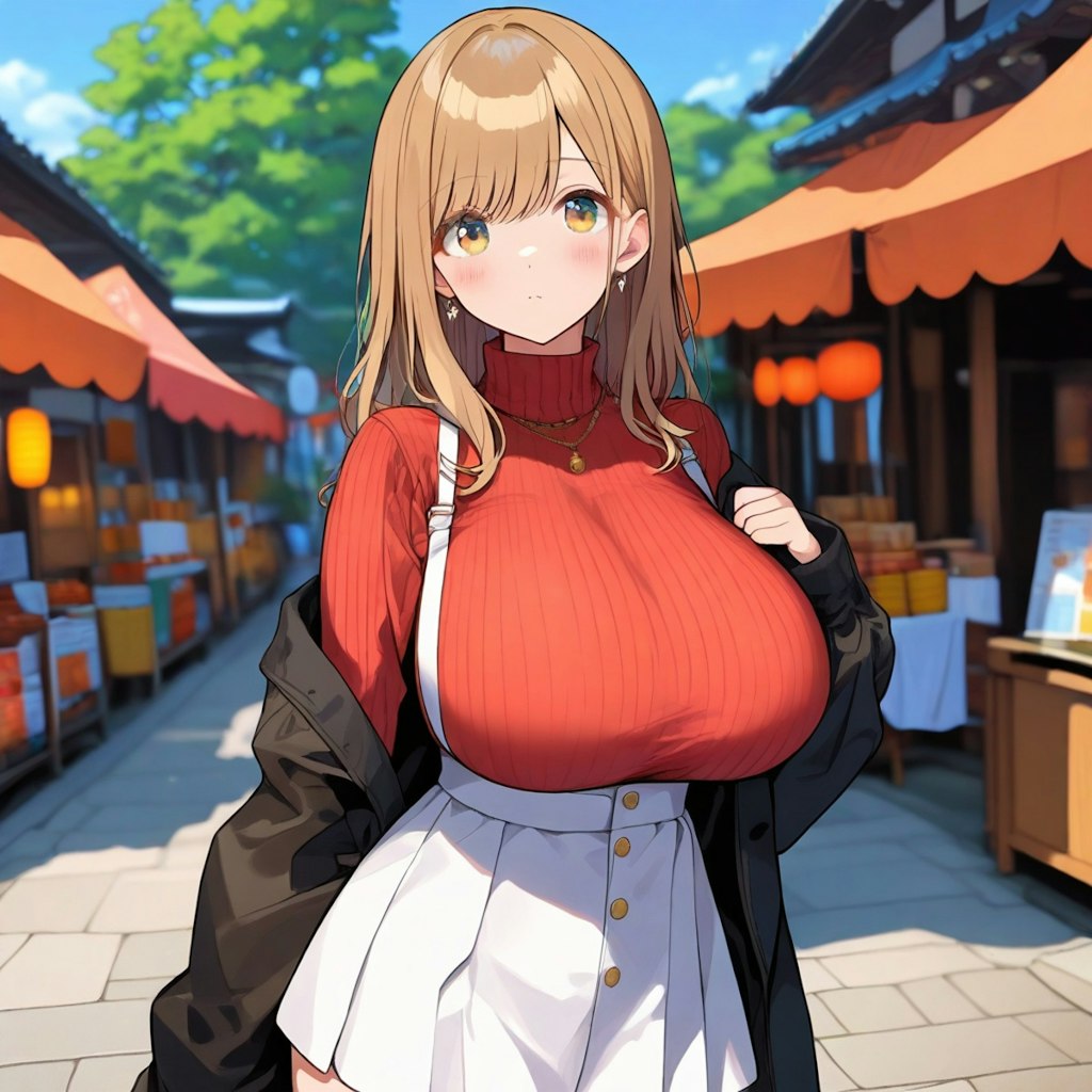 市場のお姉ちゃん
