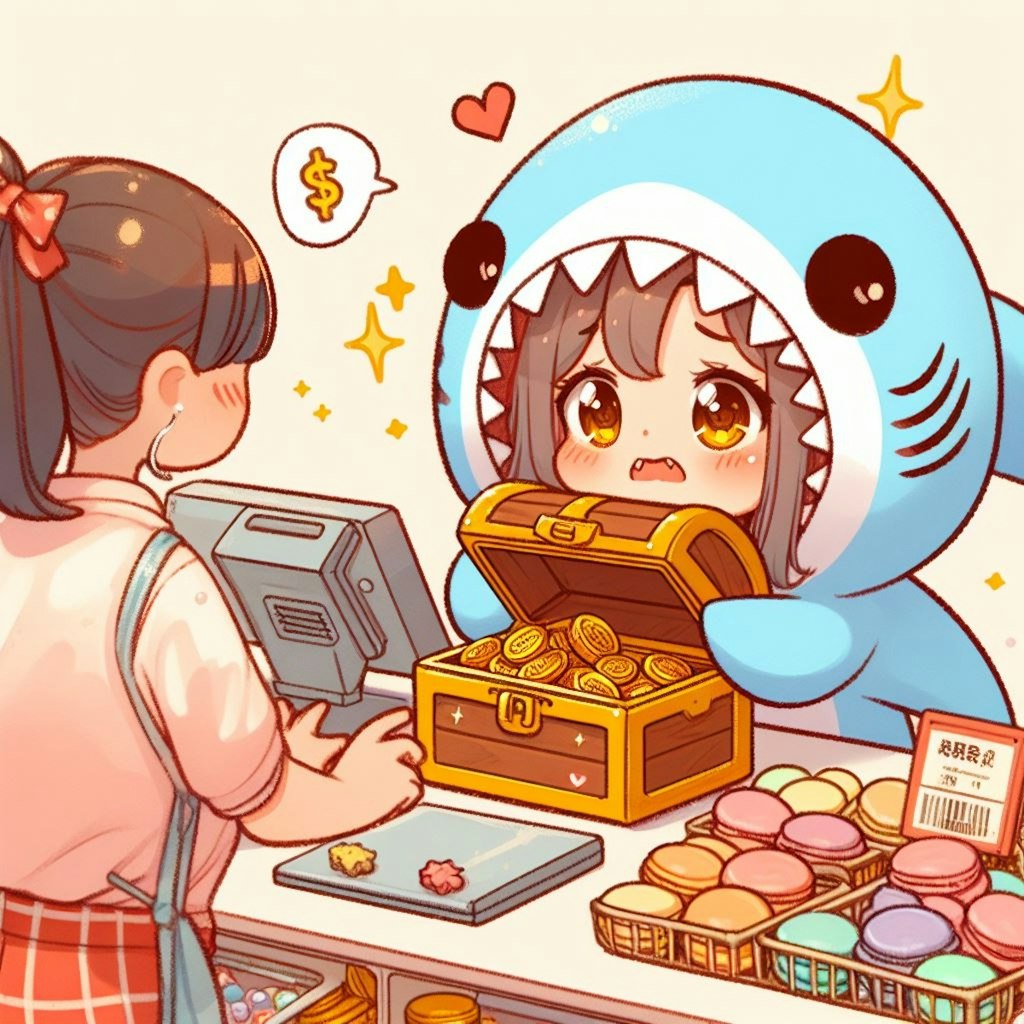 古いお金は使えません ～マカロンください～