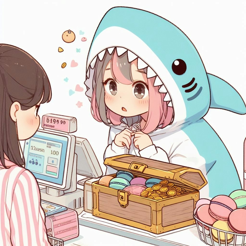 古いお金は使えません ～マカロンください～