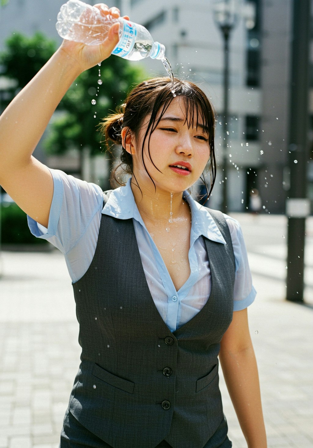 汗だくＯＬ。