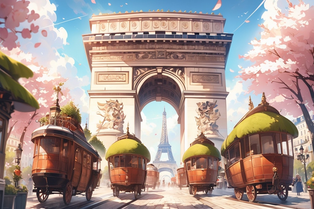 春のパリ祭り
