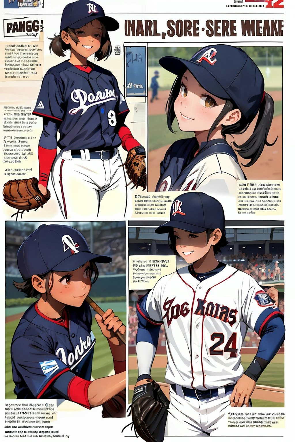 Baseball girl