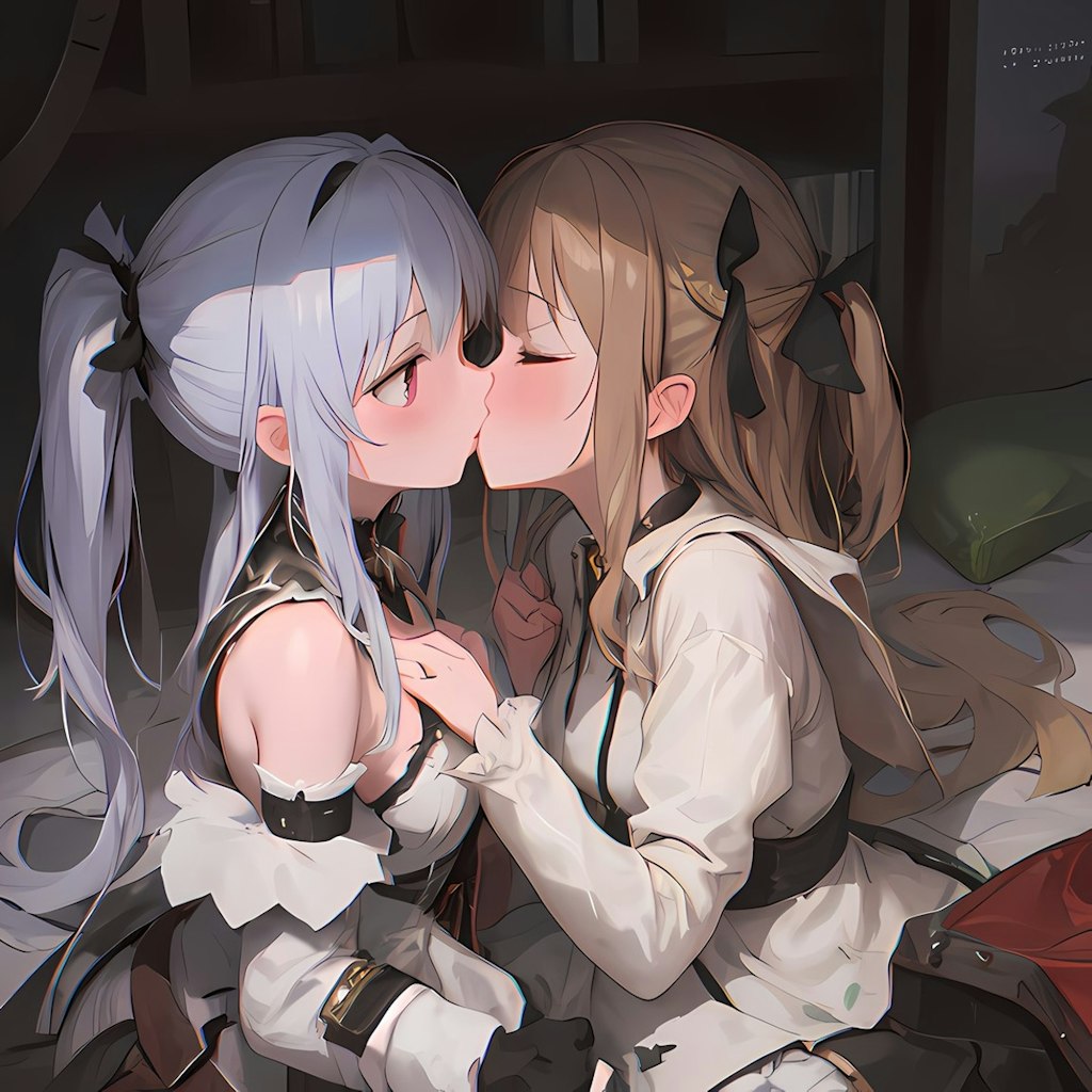 百合キス