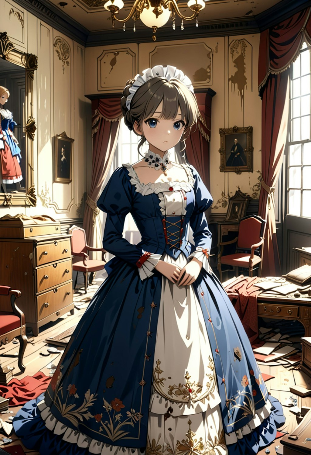 見ての通りです。私達は没落しました。