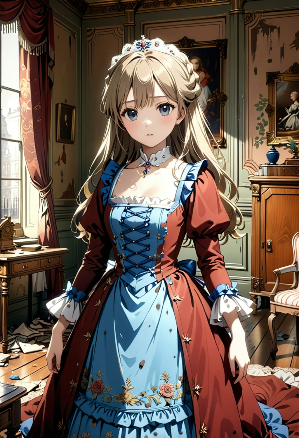 見ての通りです。私達は没落しました。