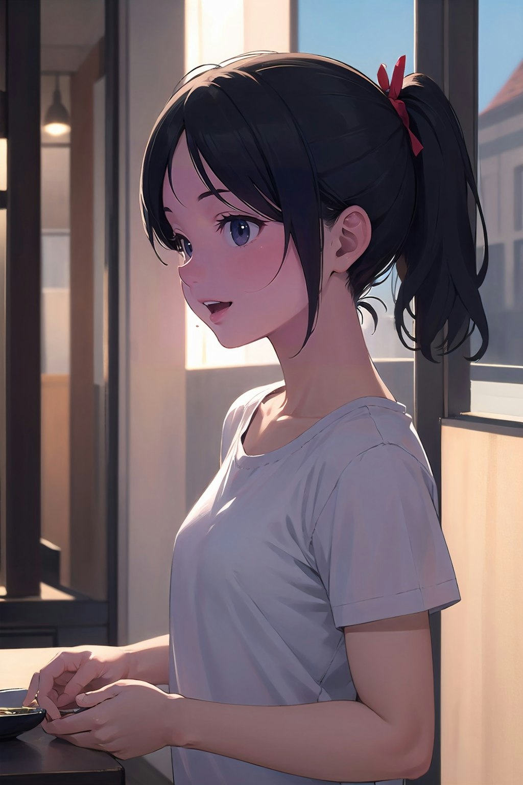 快活な女の子