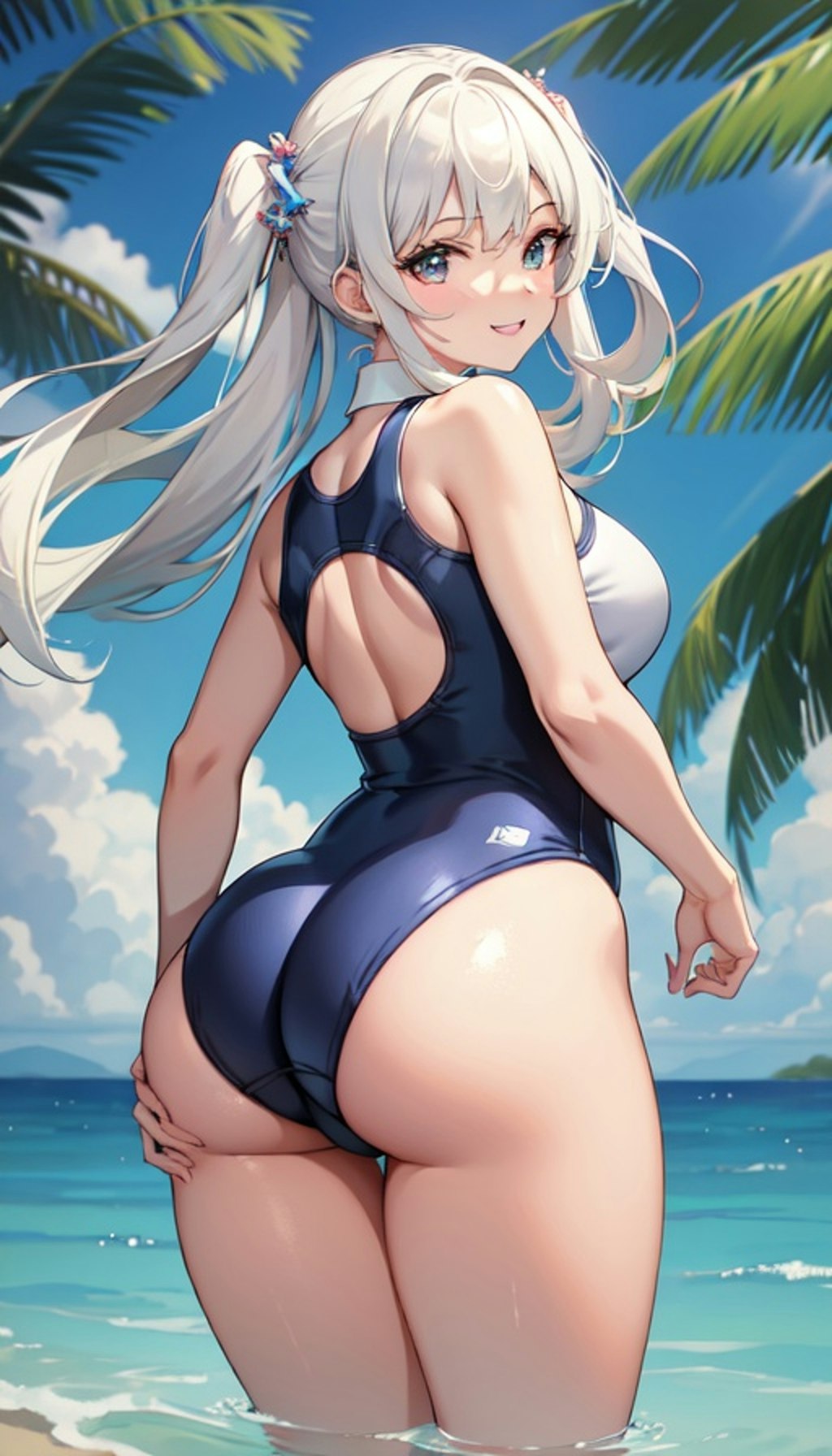 スク水美少女達のおケツ🍑