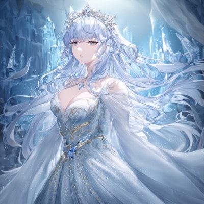 氷の女王陛下ーNovelAI