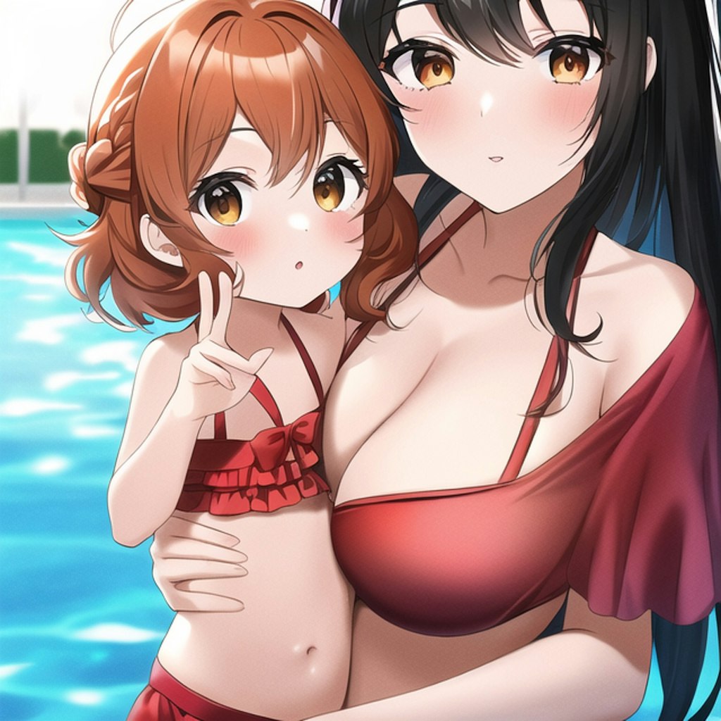 ユリママ＆らら　夏の思い出