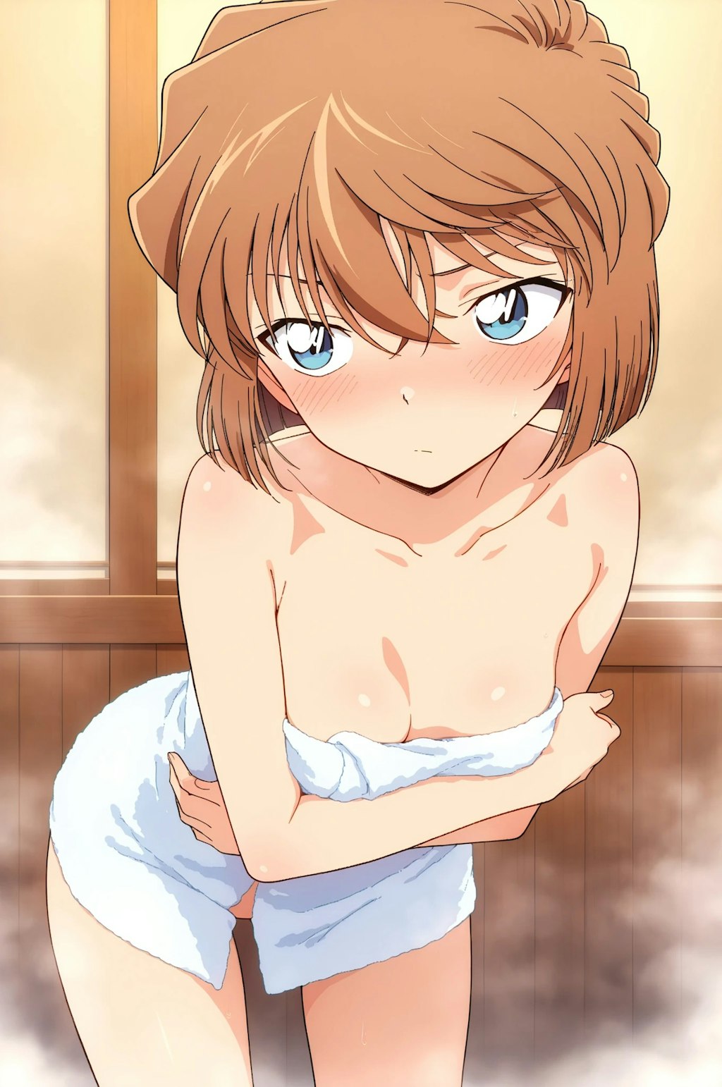 入浴中の灰原さん