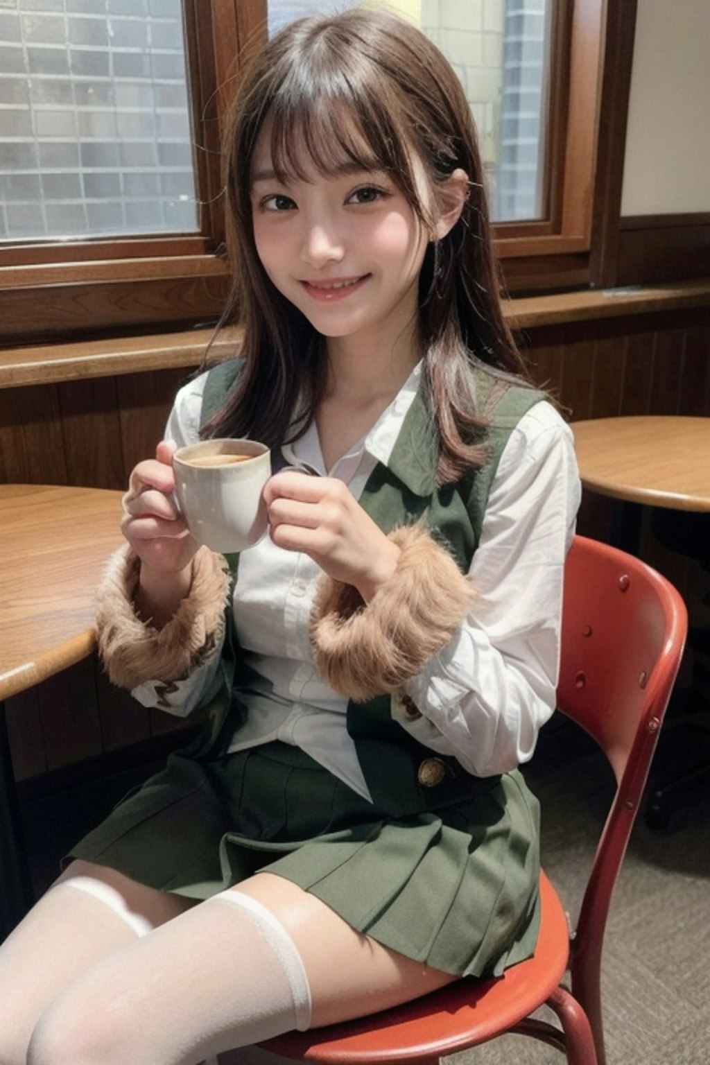 コーヒー飲んでほっと一息