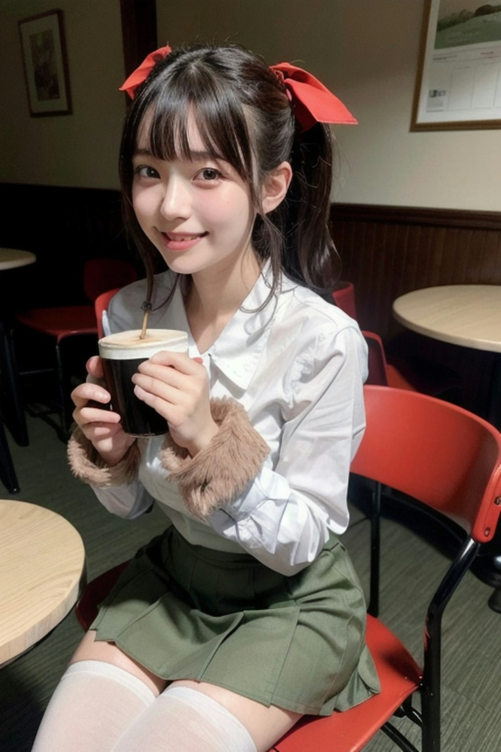 コーヒー飲んでほっと一息