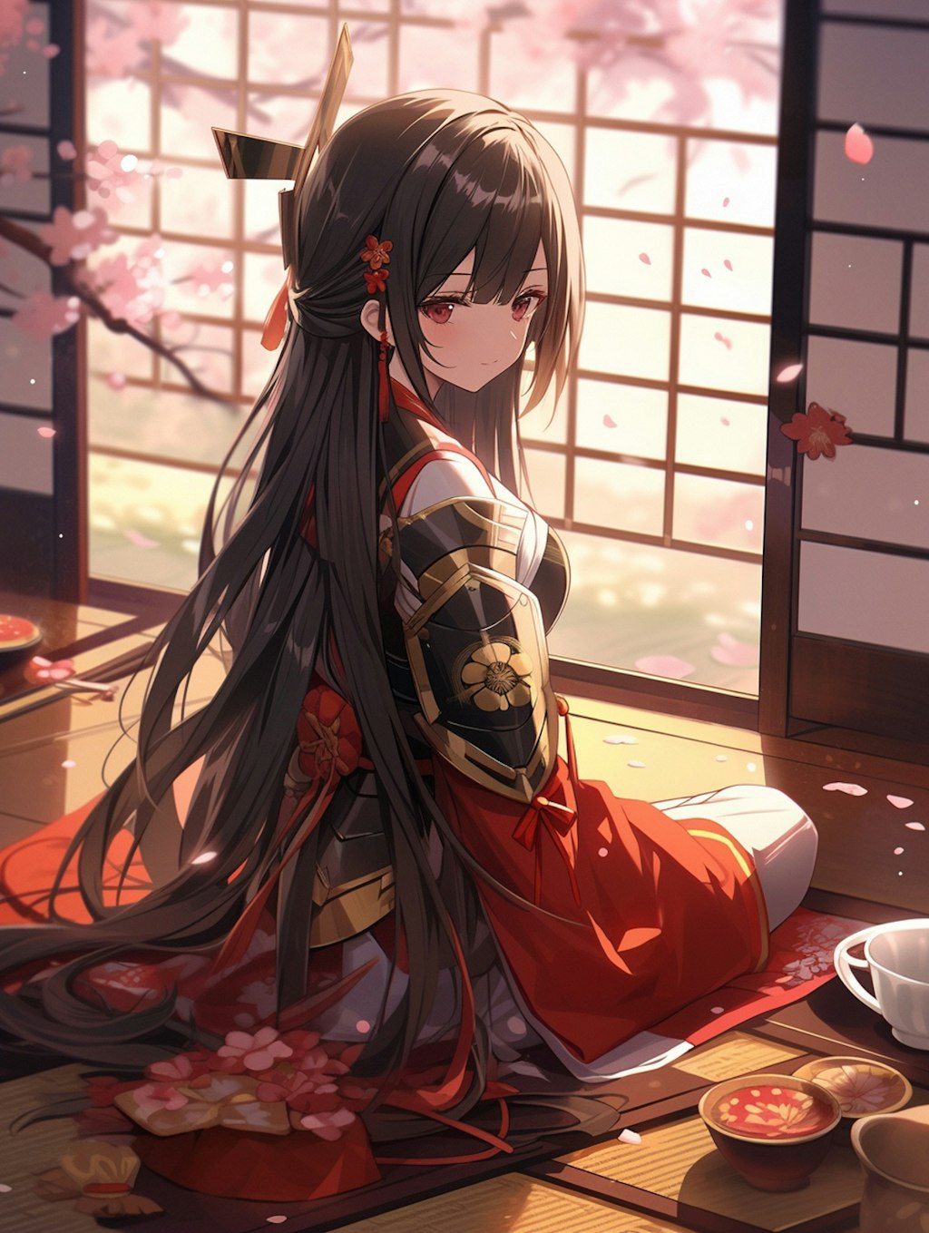 女将軍の花見2