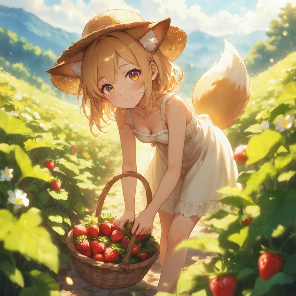 いちご狩り