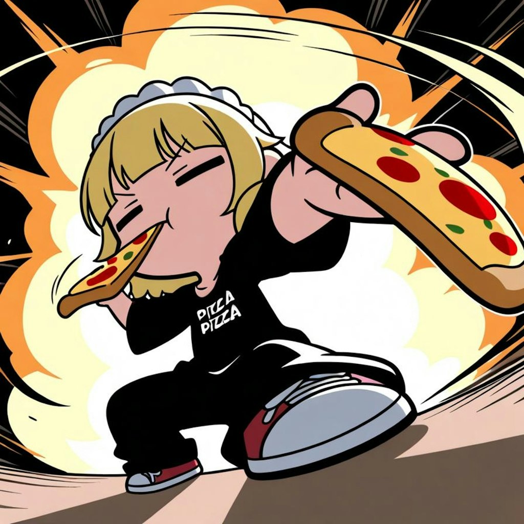 フリースタイル おピッツァメイドちゃん🍕💥💥💥