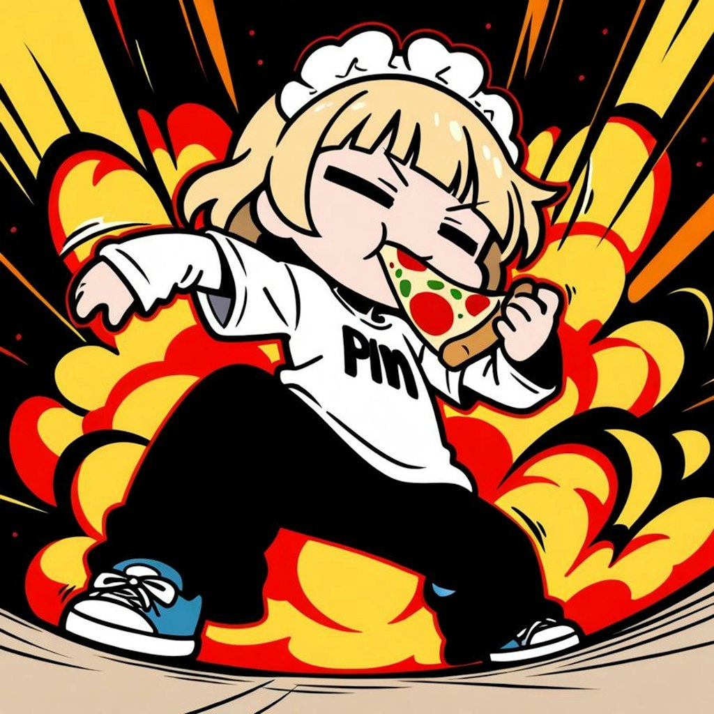 フリースタイル おピッツァメイドちゃん🍕💥💥💥