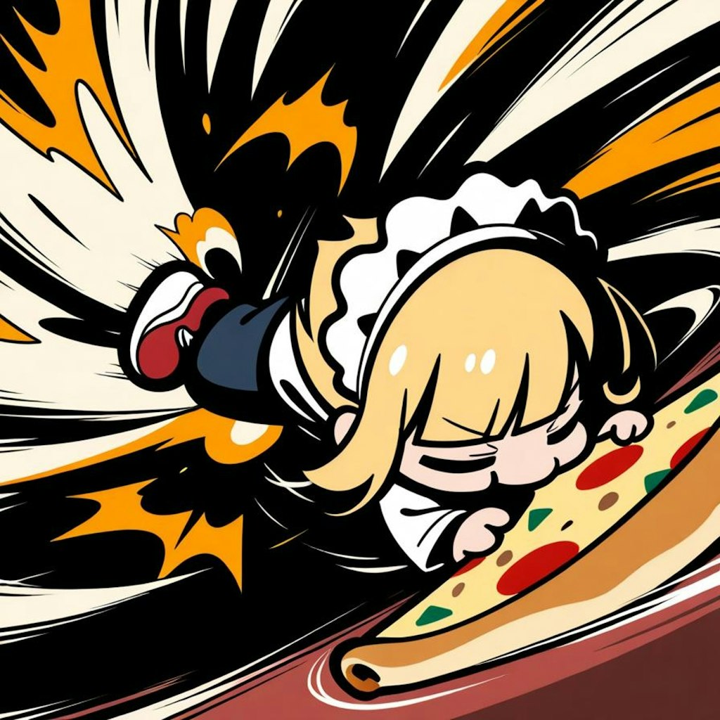 フリースタイル おピッツァメイドちゃん🍕💥💥💥