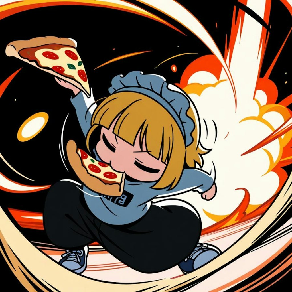 フリースタイル おピッツァメイドちゃん🍕💥💥💥