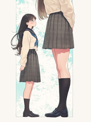 高身長（すぎる）女子