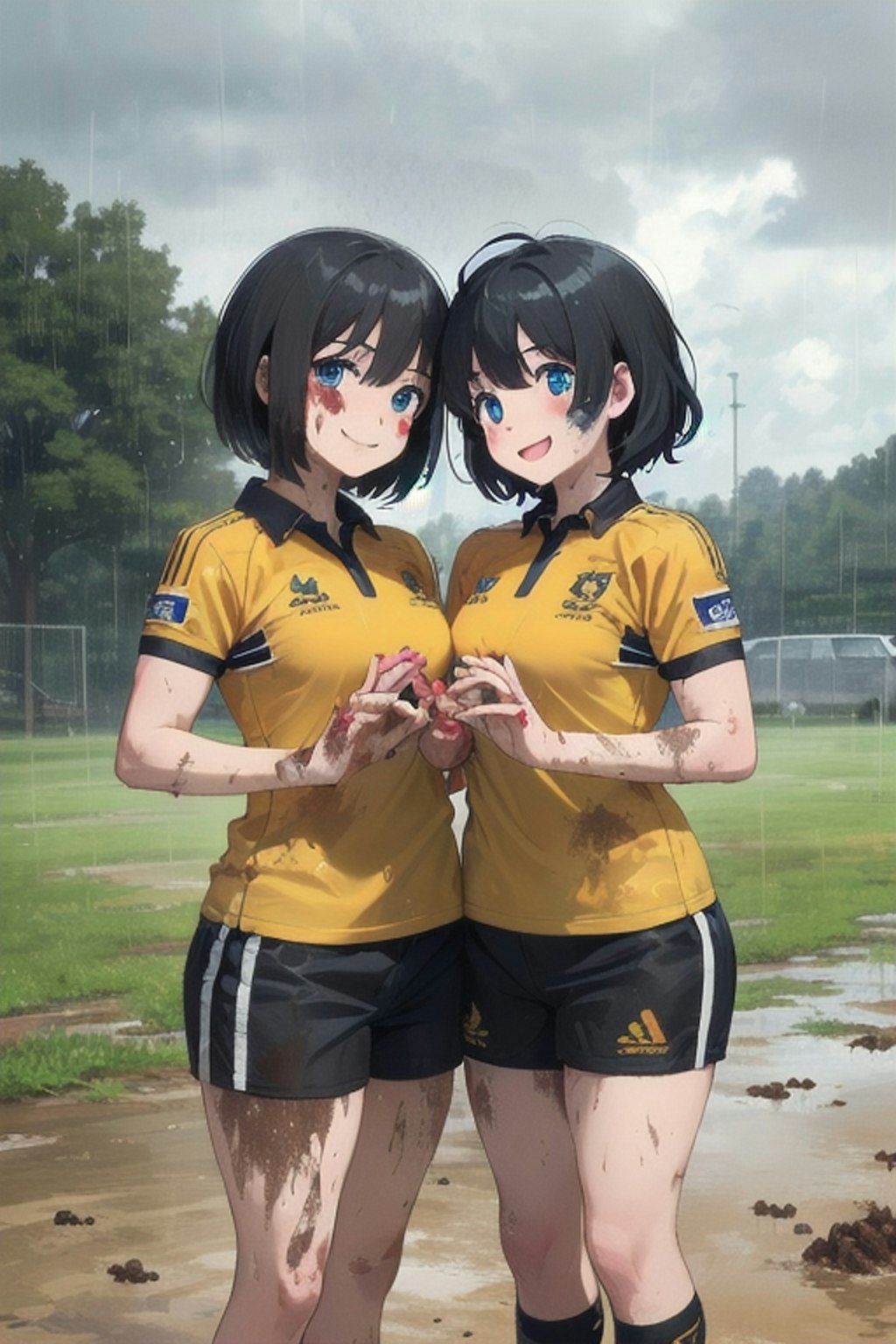 🏉泥まみれの女子ラグビー 74