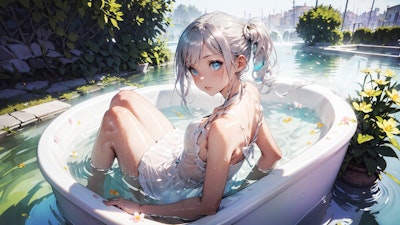 bathtub girl