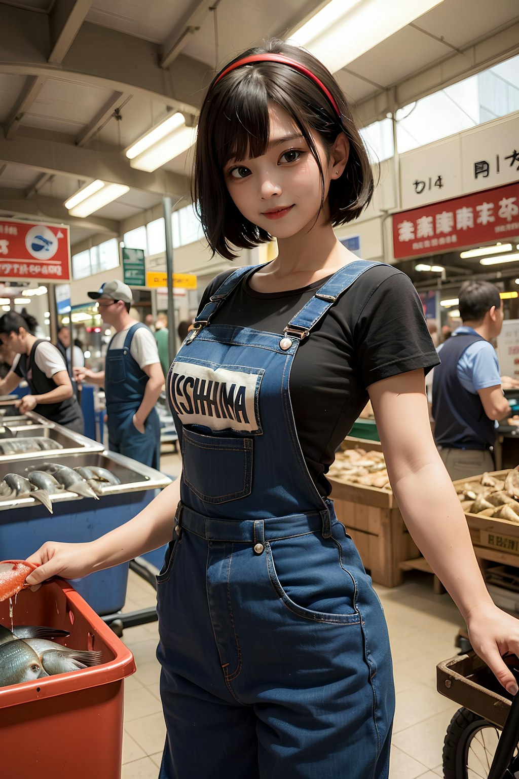 このおサカナちゃん鮮度イーヨ！