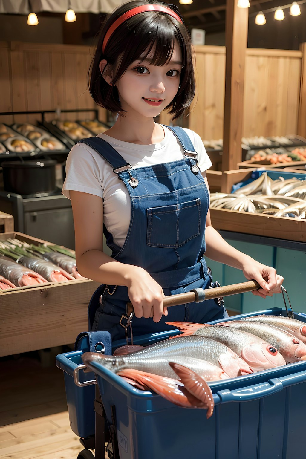 このおサカナちゃん鮮度イーヨ！