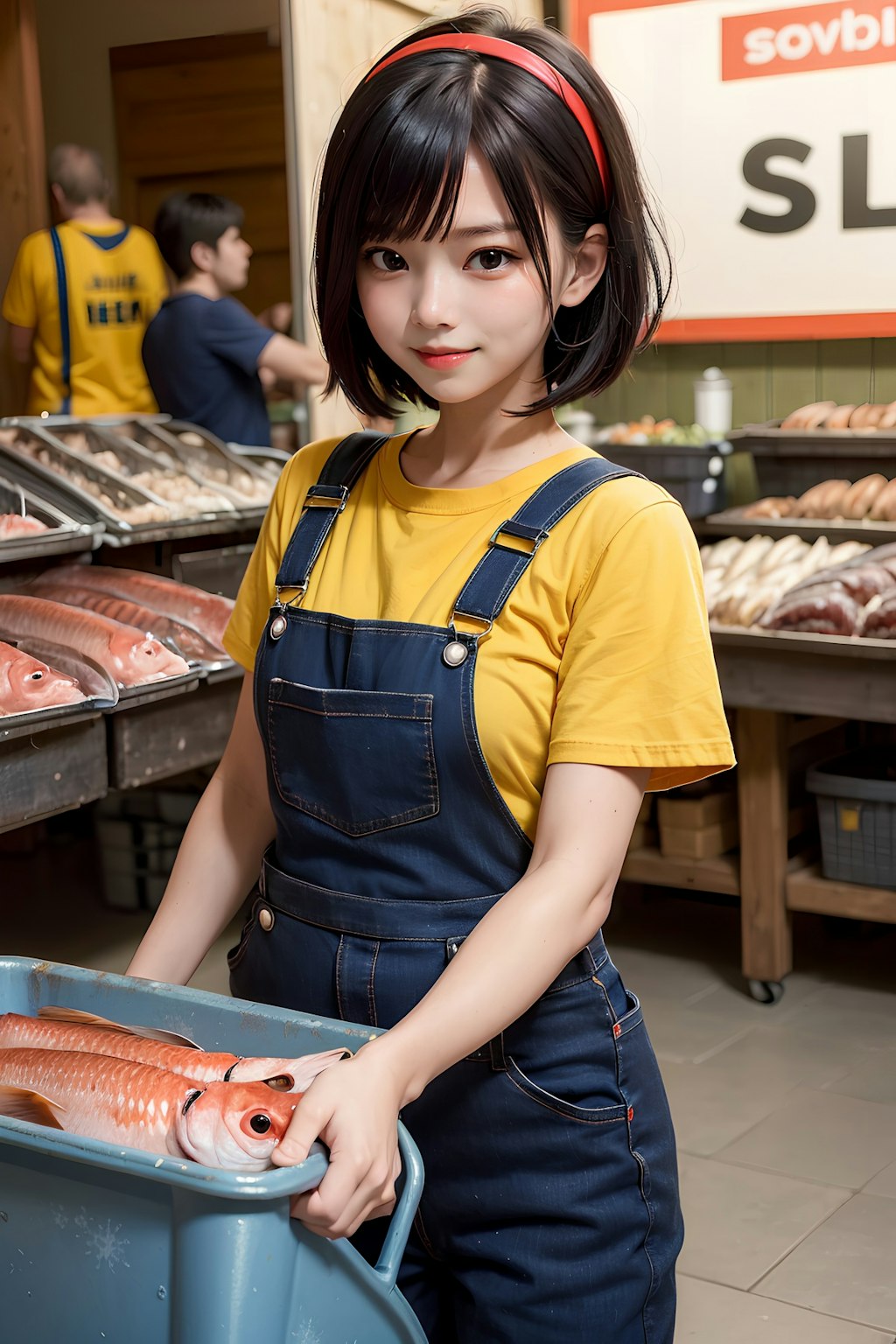 このおサカナちゃん鮮度イーヨ！